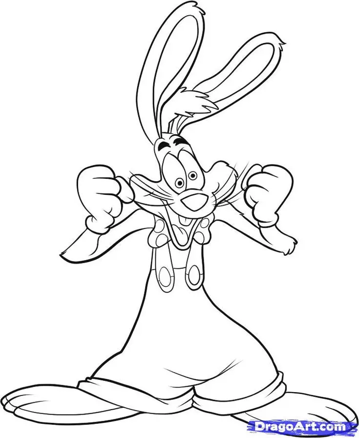 Who Framed Roger Rabbit Coloring Pages 15
