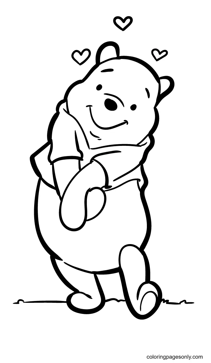 Desenhos de Winnie The Pooh Para Colorir 10