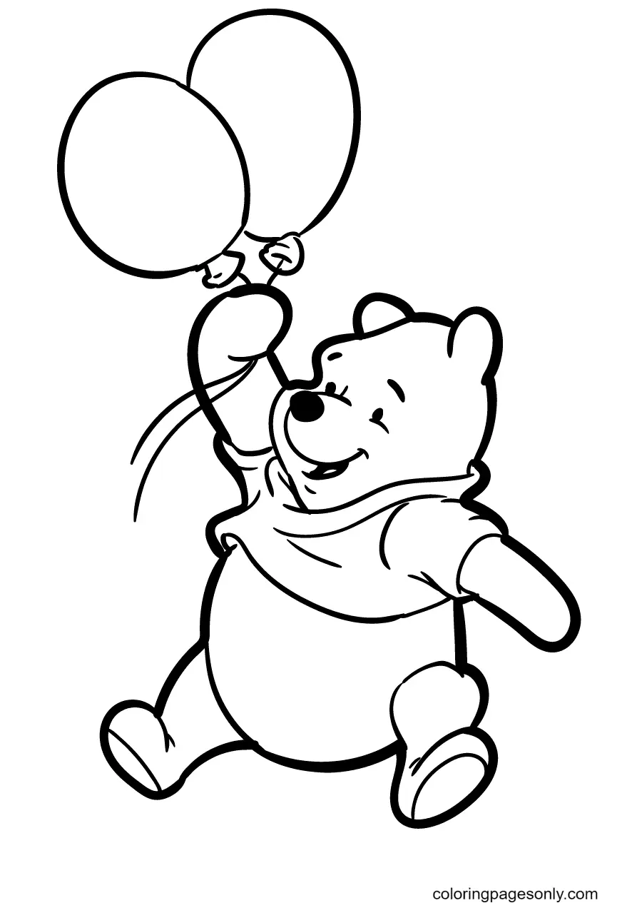Winnie The Pooh Coloring Pages 13