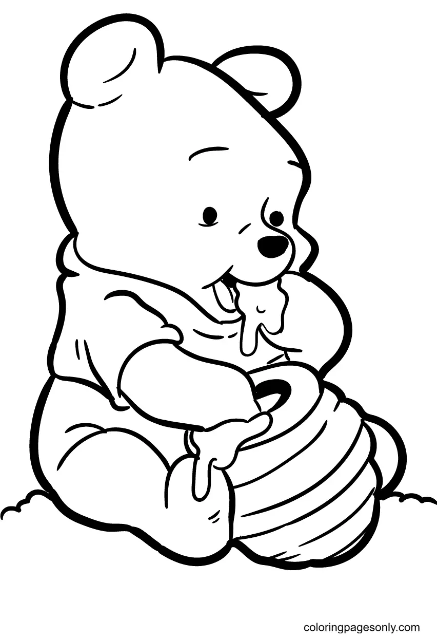 Winnie The Pooh Coloring Pages 23