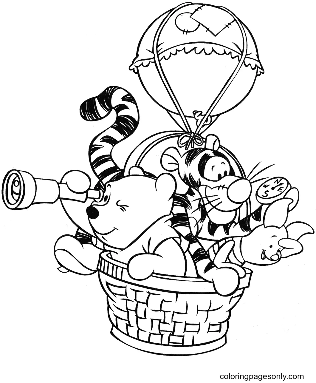 Desenhos de Winnie The Pooh Para Colorir 33