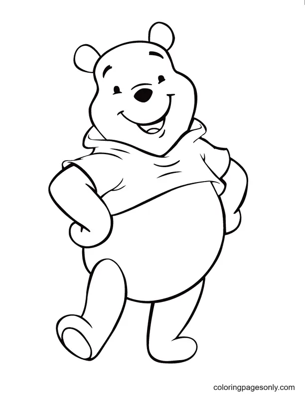 Desenhos de Winnie The Pooh Para Colorir 34