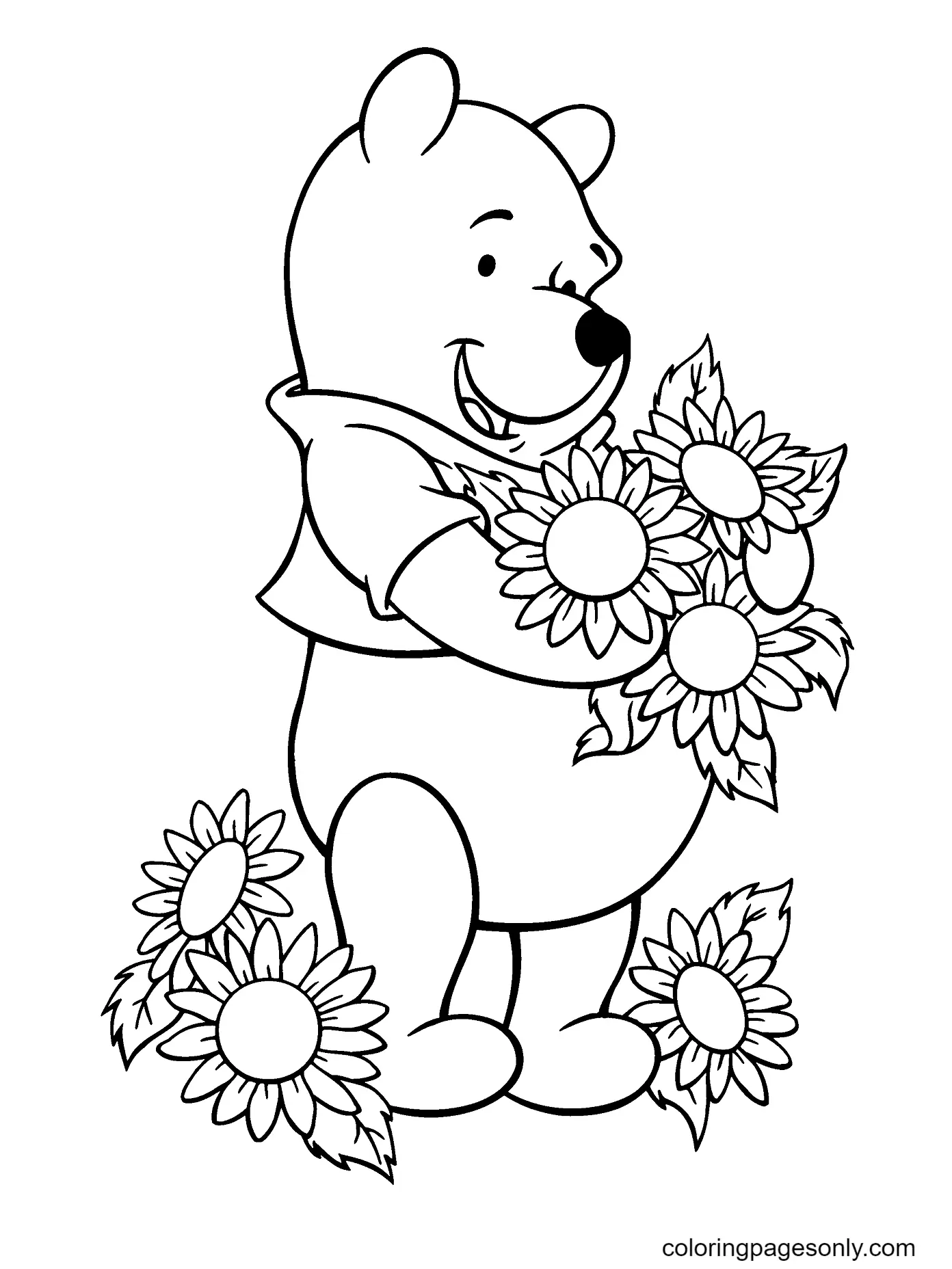 Desenhos de Winnie The Pooh Para Colorir 39