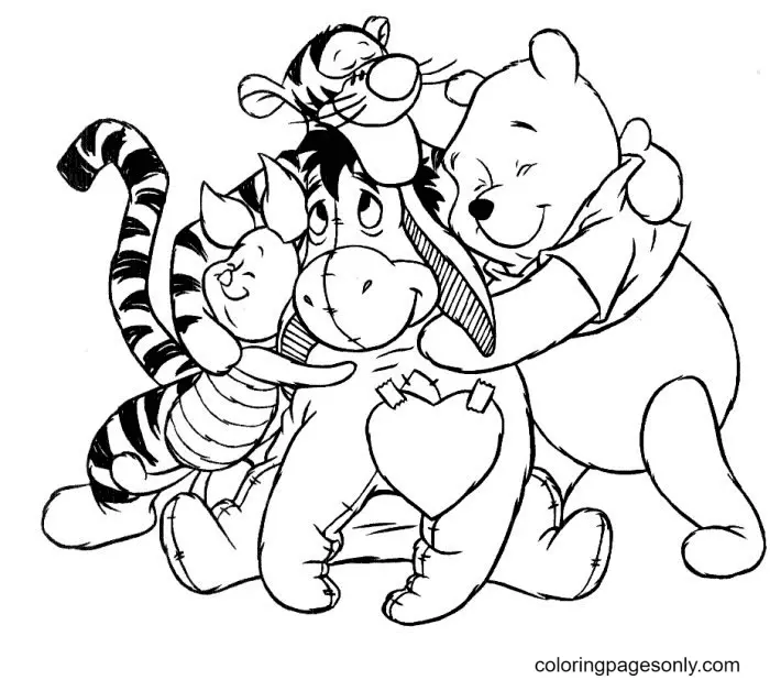 Desenhos de Winnie The Pooh Para Colorir 4