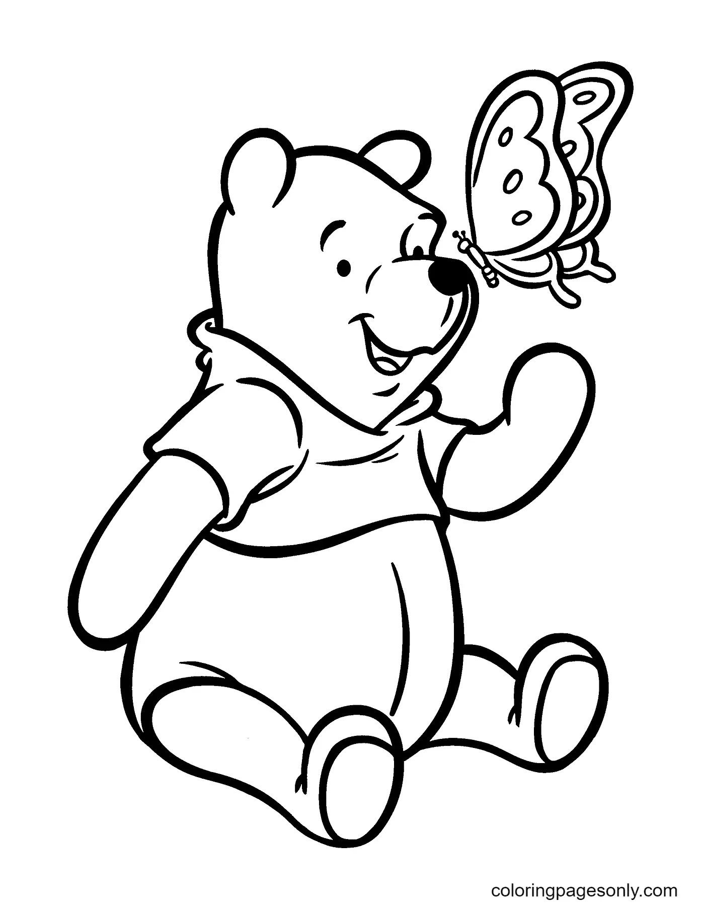 Desenhos de Winnie The Pooh Para Colorir 41
