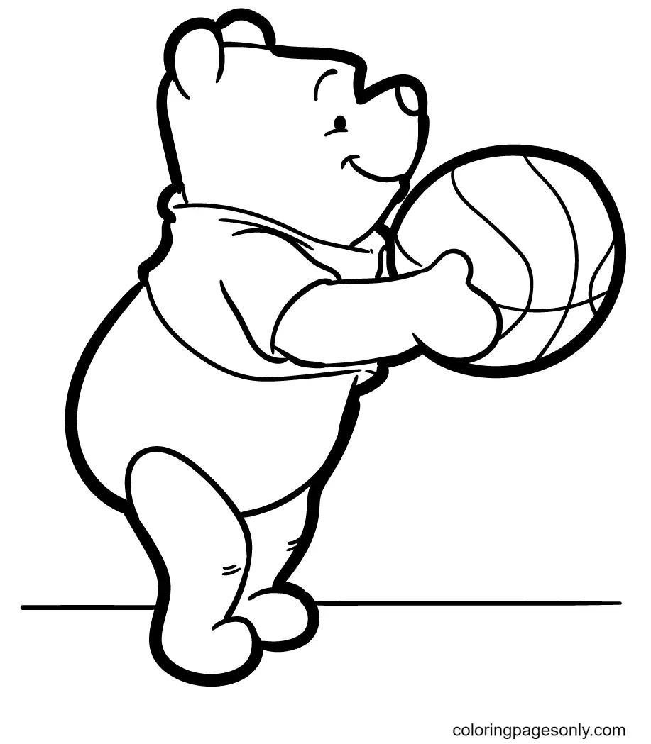Desenhos de Winnie The Pooh Para Colorir 44