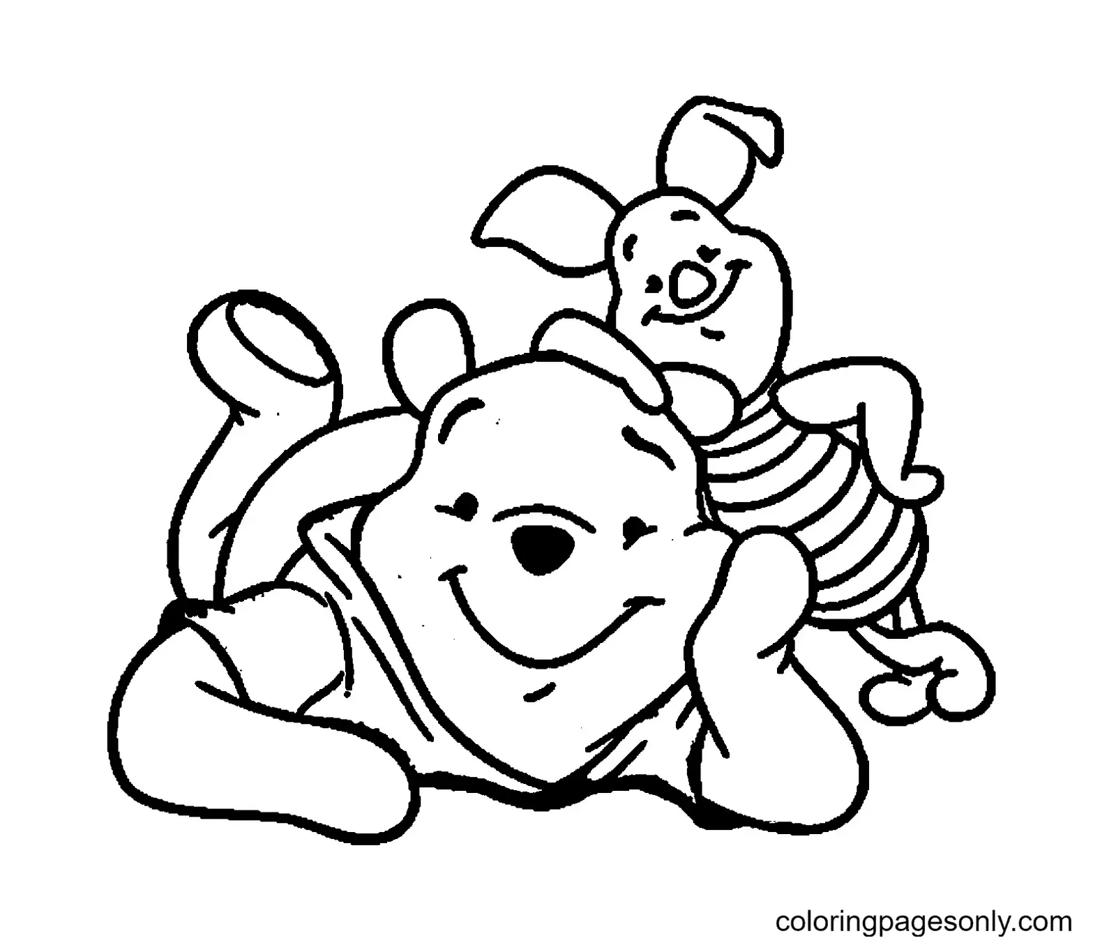 Desenhos de Winnie The Pooh Para Colorir 49