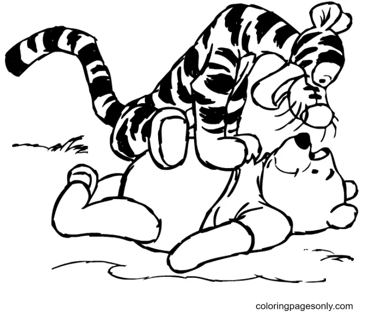 Desenhos de Winnie The Pooh Para Colorir 59