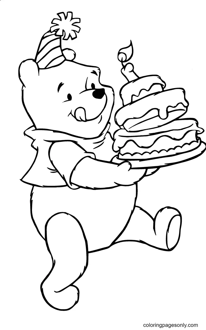 Winnie The Pooh Coloring Pages 6