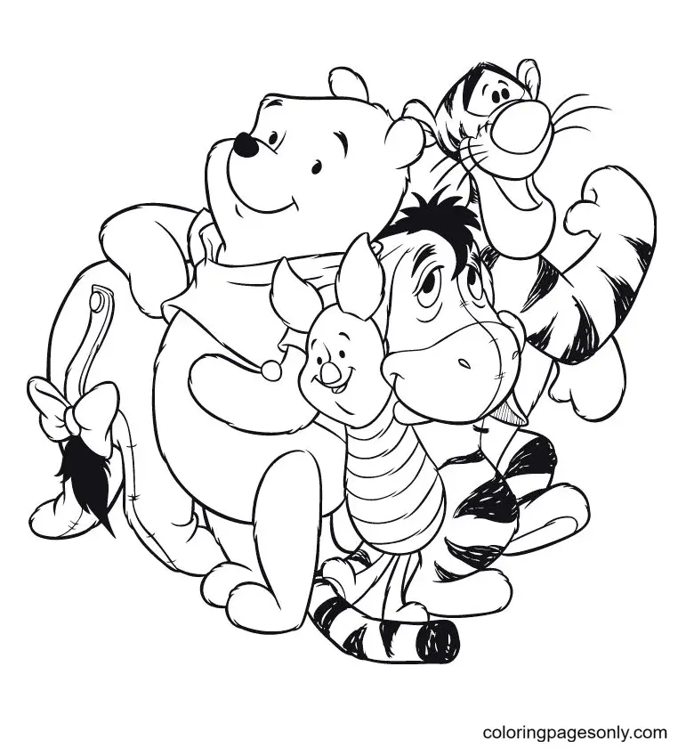Winnie The Pooh Coloring Pages 60