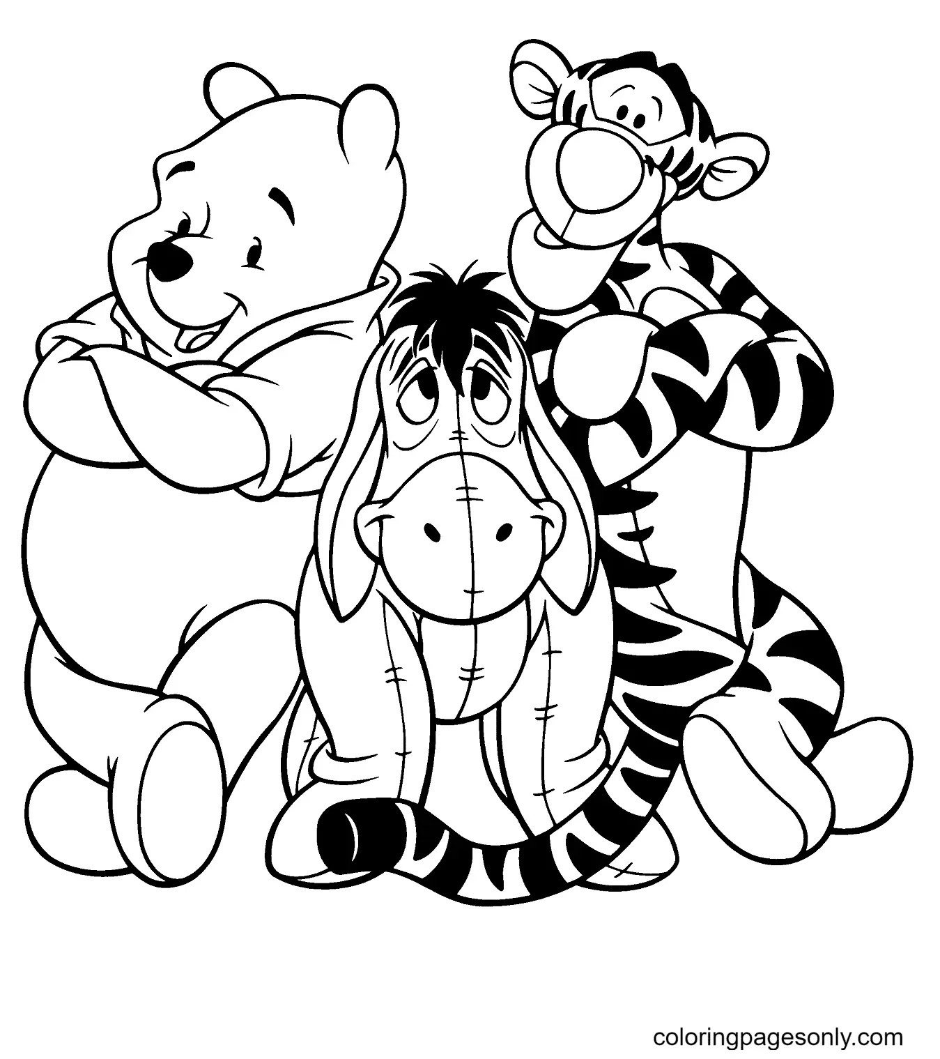 Desenhos de Winnie The Pooh Para Colorir 8