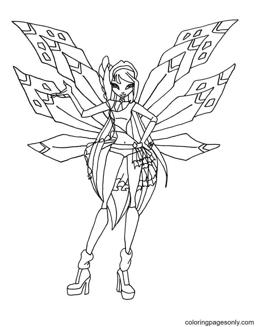 Winx Club Musa Ausmalbilder 12
