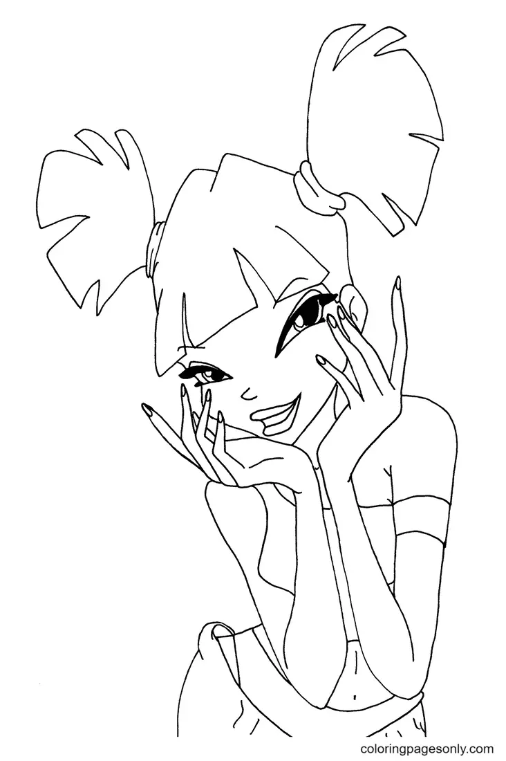 Winx Club Musa Coloring Pages 15