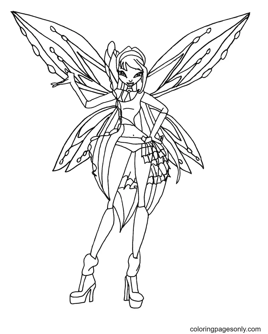 Winx Club Musa Ausmalbilder 26