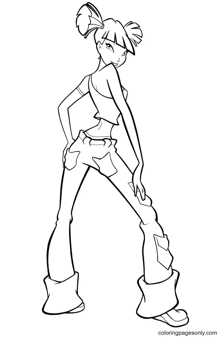 Winx Club Musa Ausmalbilder 28