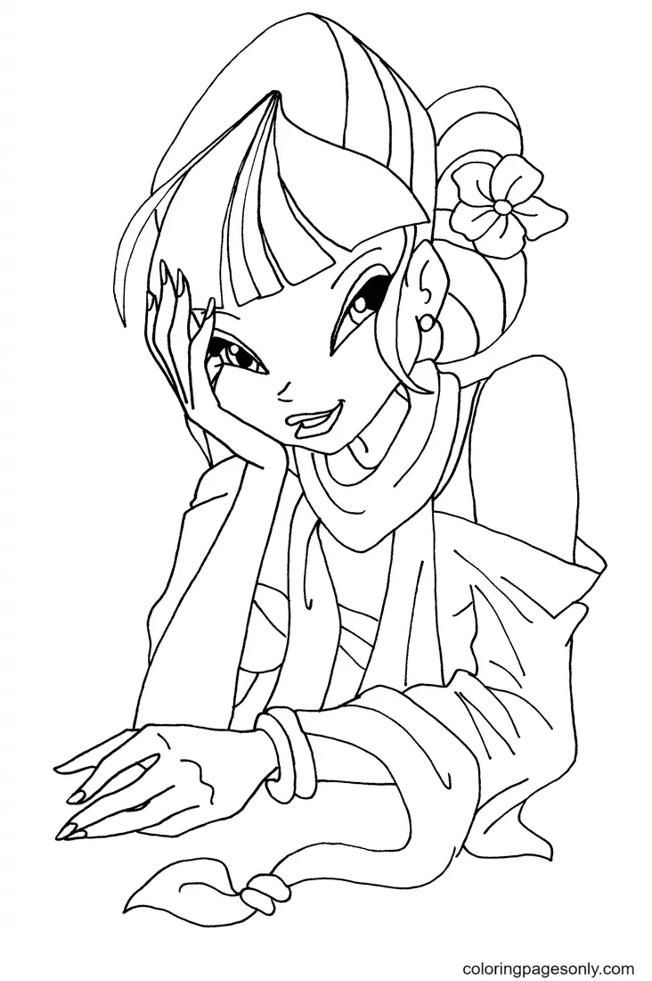 Winx Club Musa Ausmalbilder 32