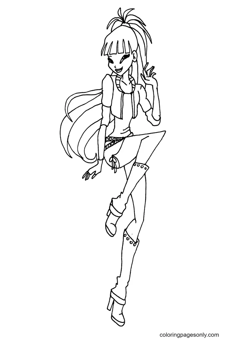 Winx Club Musa Ausmalbilder 38