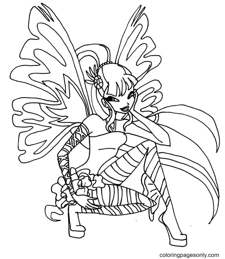 Winx Club Musa Ausmalbilder 4