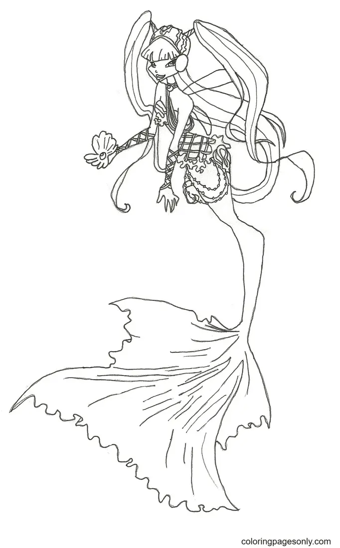 Winx Club Musa Ausmalbilder 5