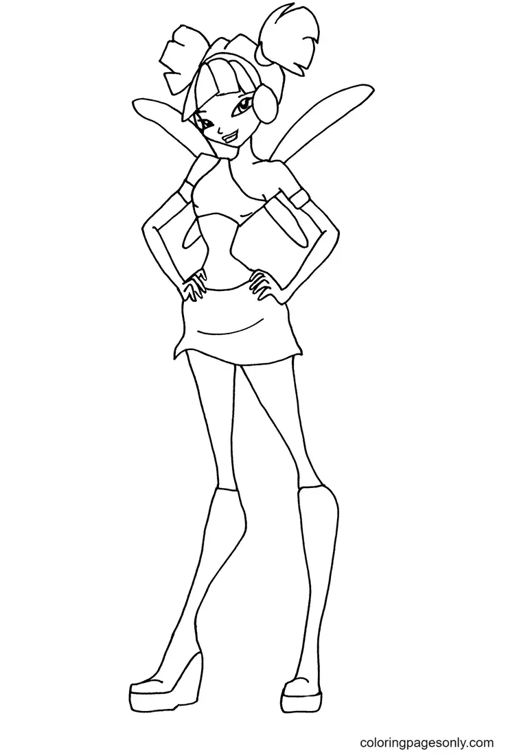 Winx Club Musa Ausmalbilder 7