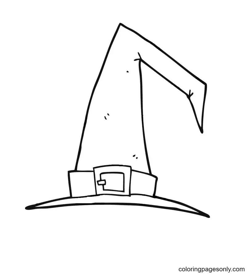 Witch Hat Coloring Pages 67