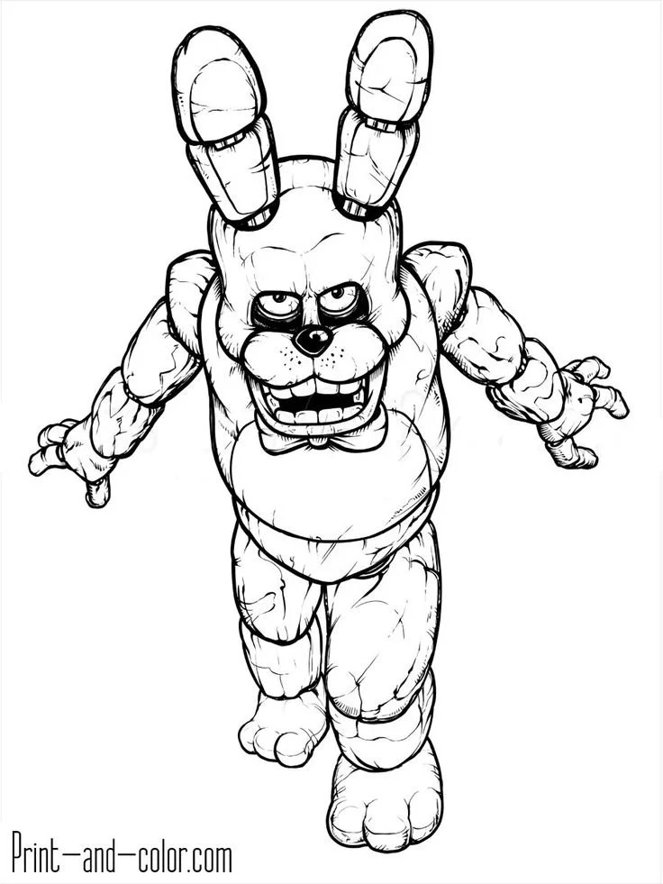 Freddy murcho Para Colorir 5