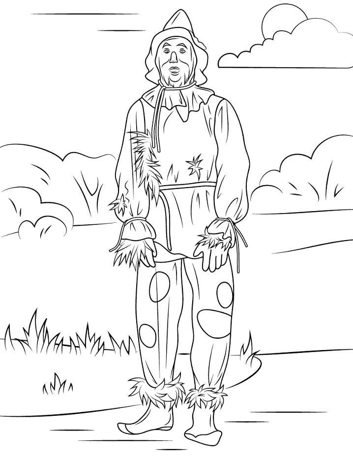 Zauberer von Oz Ausmalbilder 9