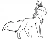 Wolf Ausmalbilder 124