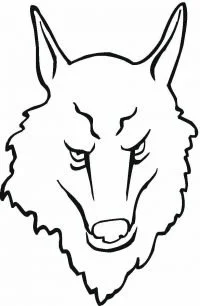 Wolf Ausmalbilder
