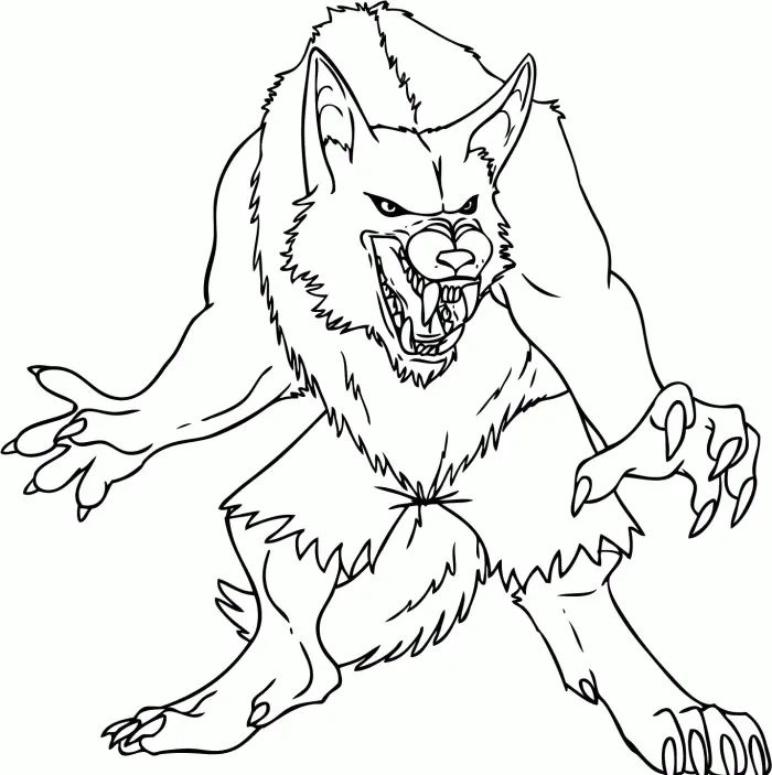 Wolf Ausmalbilder 34