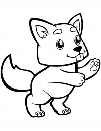 Wolf Ausmalbilder 88