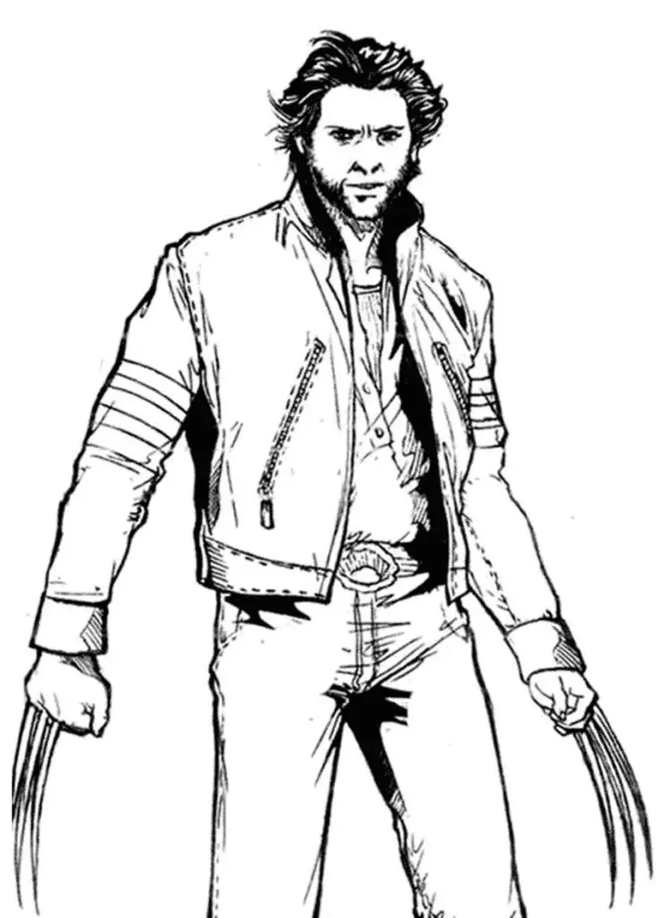 Desenhos de Wolverine Para Colorir 116