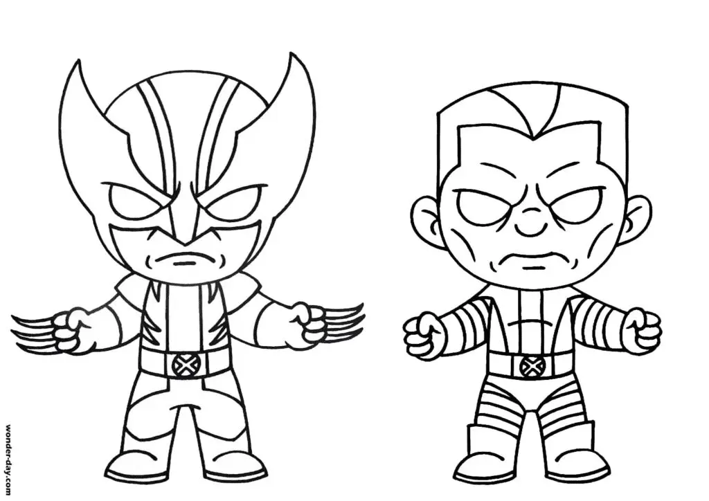 Desenhos de Wolverine Para Colorir 123