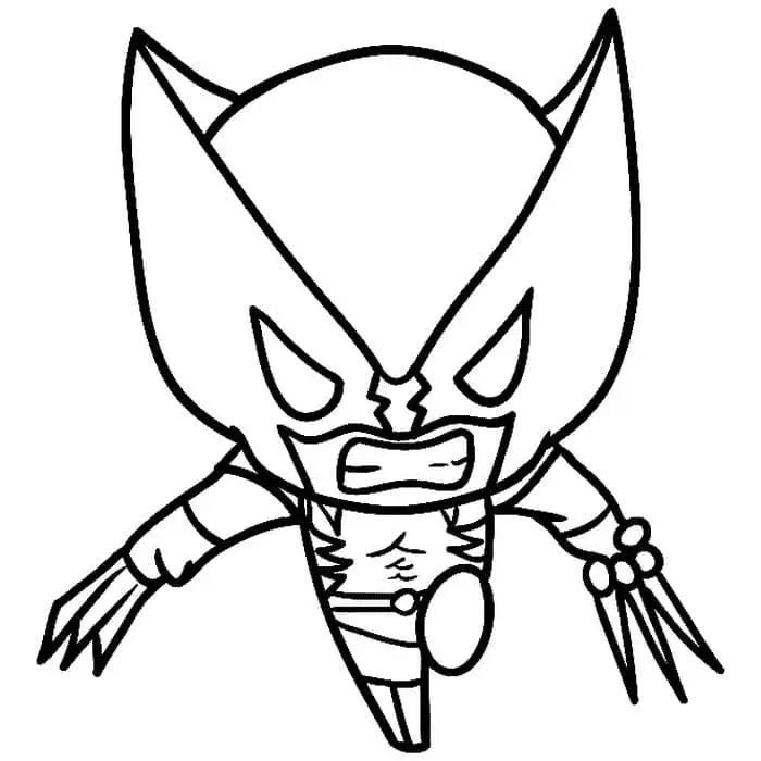 Wolverine Para Colorear 137