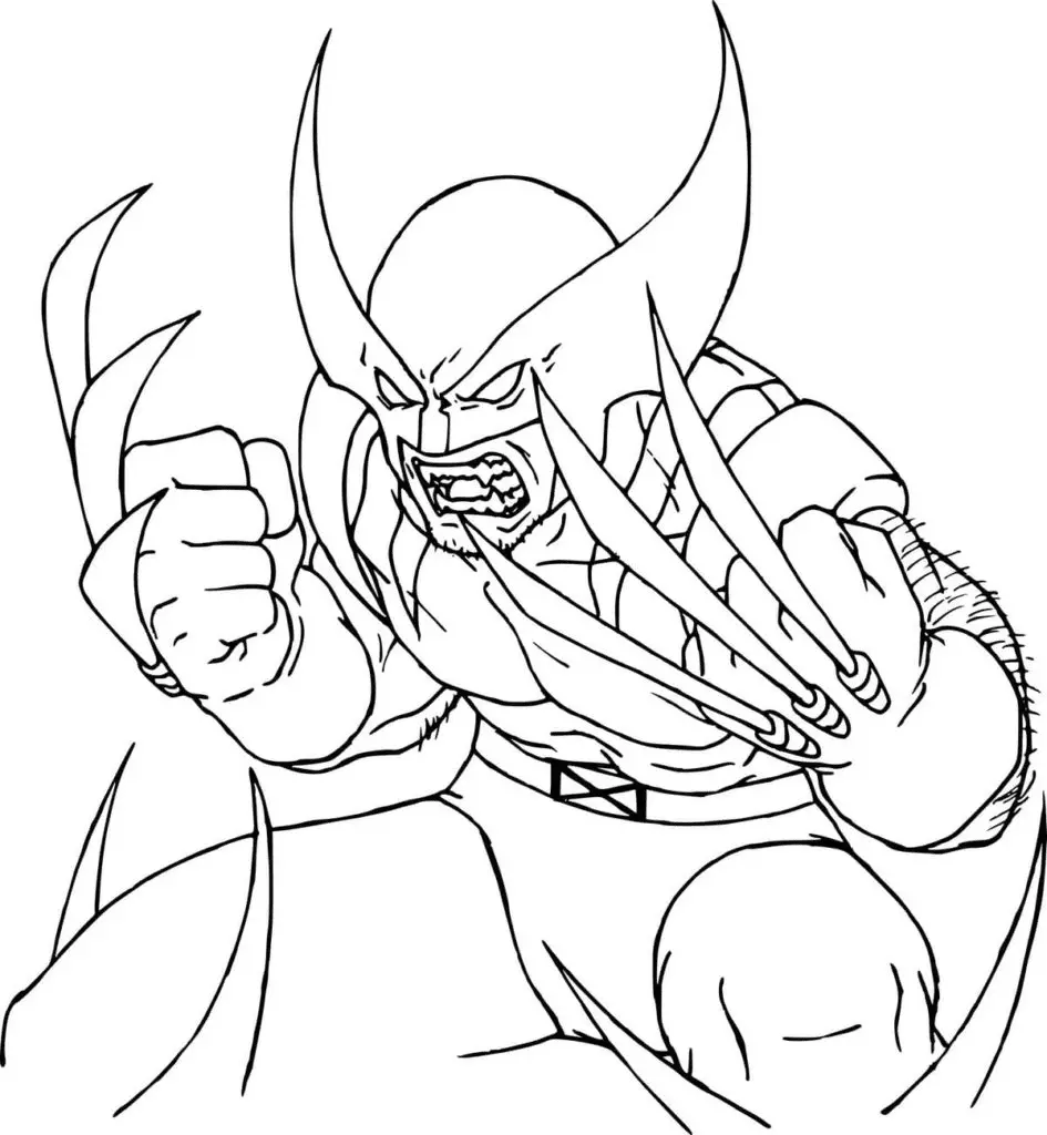 Desenhos de Wolverine Para Colorir 153