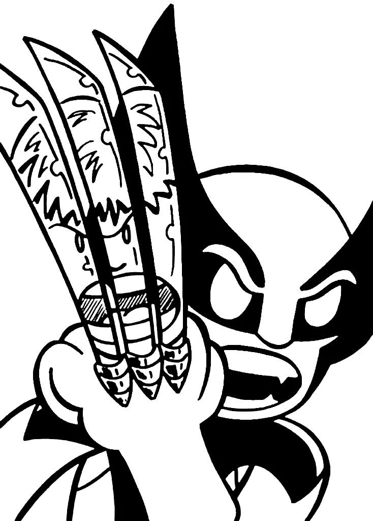 Desenhos de Wolverine Para Colorir 160