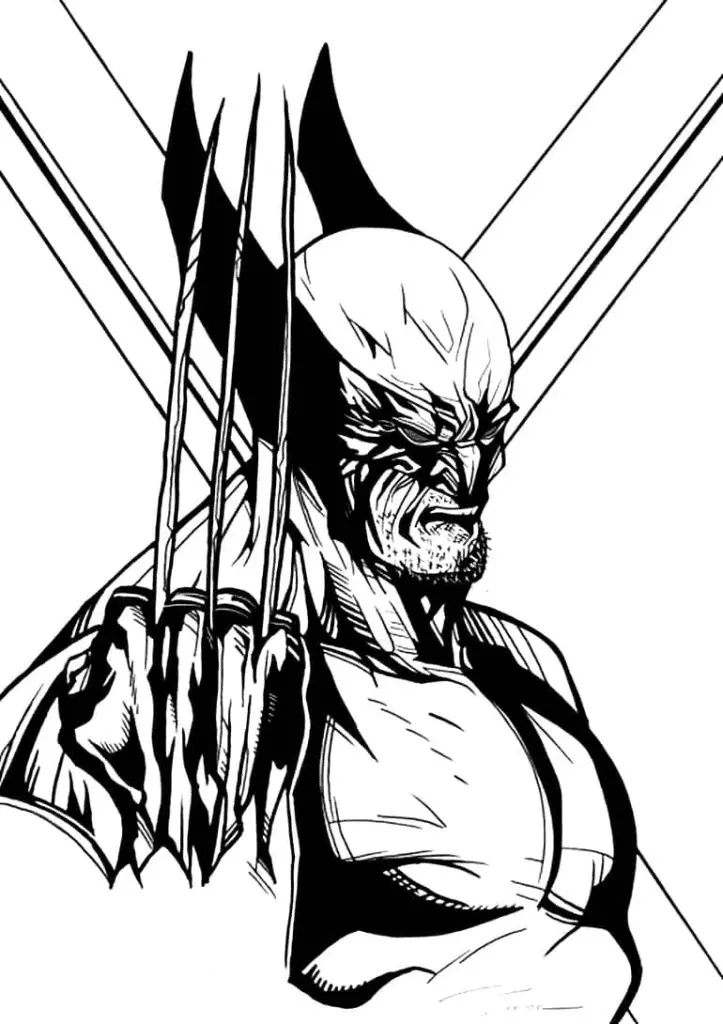 Desenhos de Wolverine Para Colorir 26