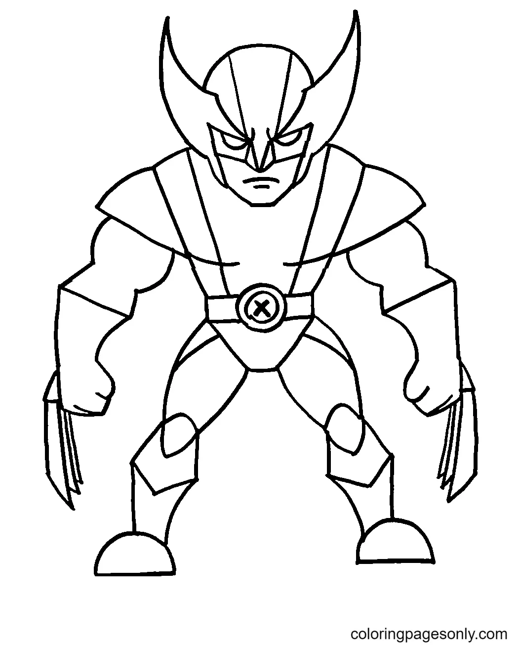Desenhos de Wolverine Para Colorir 86
