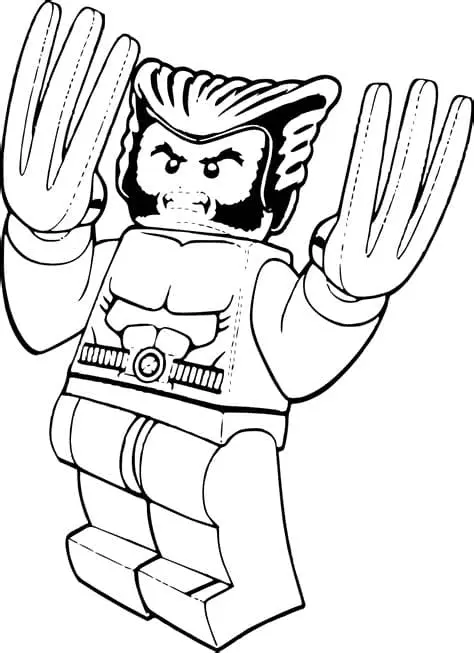 Desenhos de Wolverine Para Colorir 99