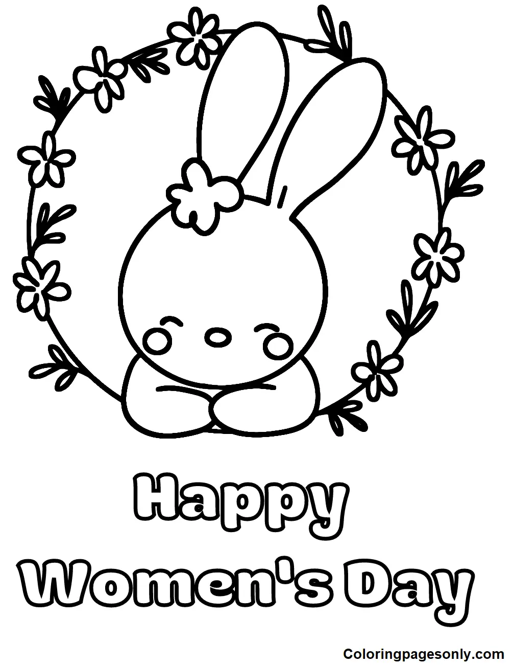 Womens day Coloring Pages 174