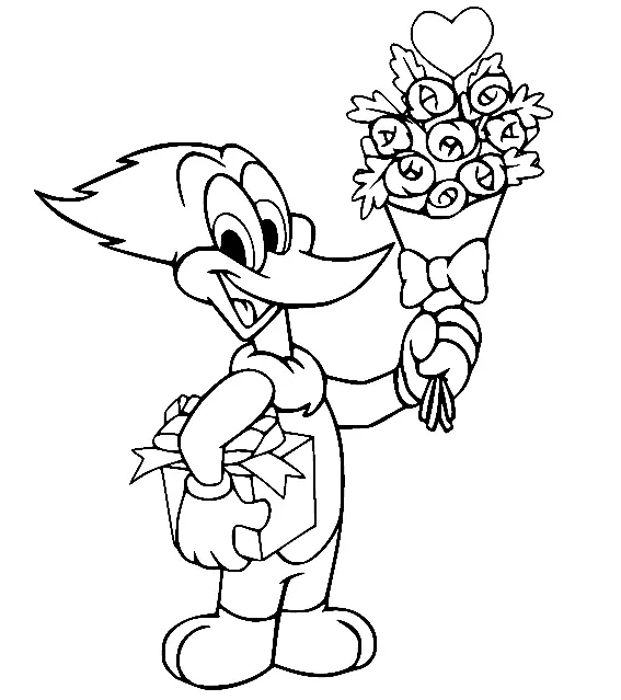 Woody Woodpecker Para Colorear 102