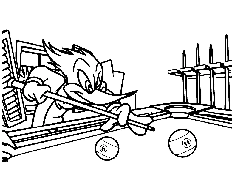 Woody Woodpecker Para Colorear 111