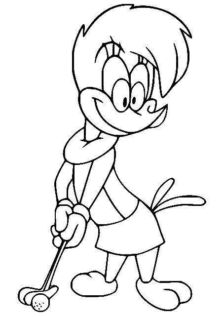 Woody Woodpecker Para Colorear 46