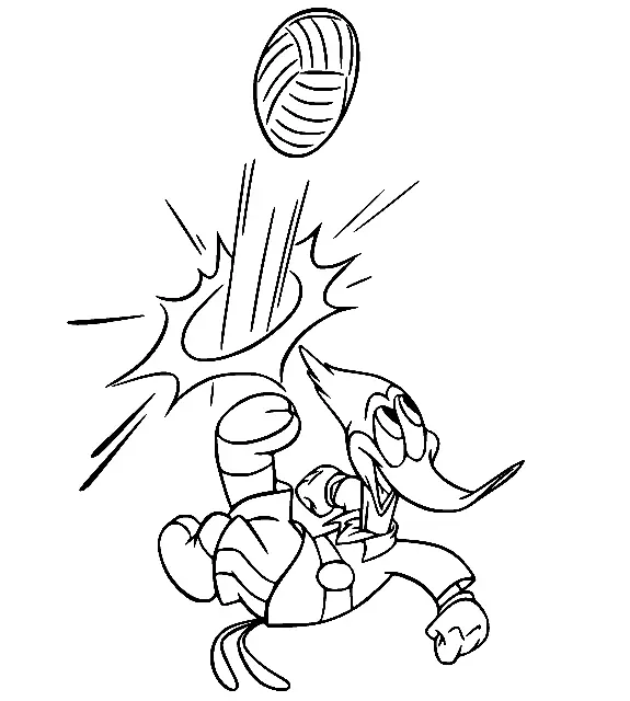 Woody Woodpecker Para Colorear 57