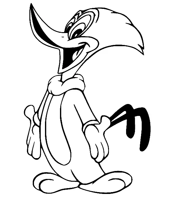 Woody Woodpecker Para Colorear 69