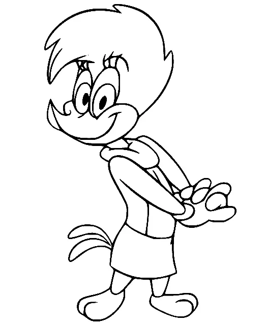 Woody Woodpecker Para Colorear 7