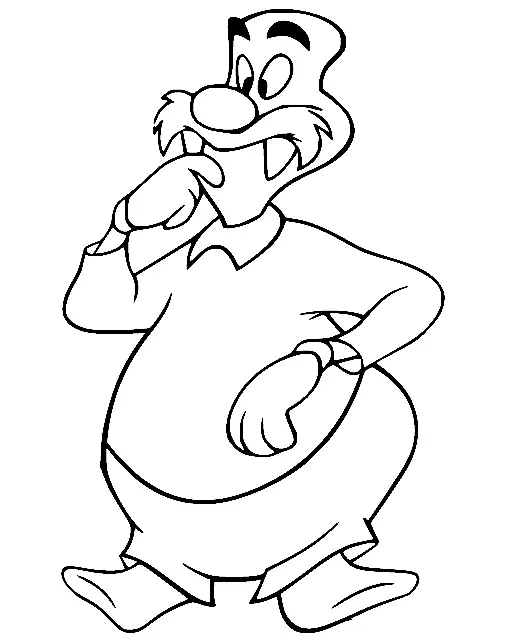 Woody Woodpecker Para Colorear 8