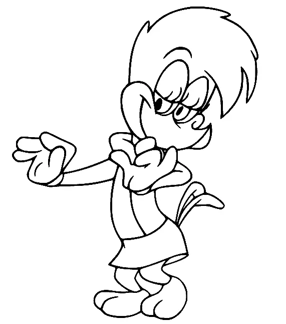 Woody Woodpecker Para Colorear 84