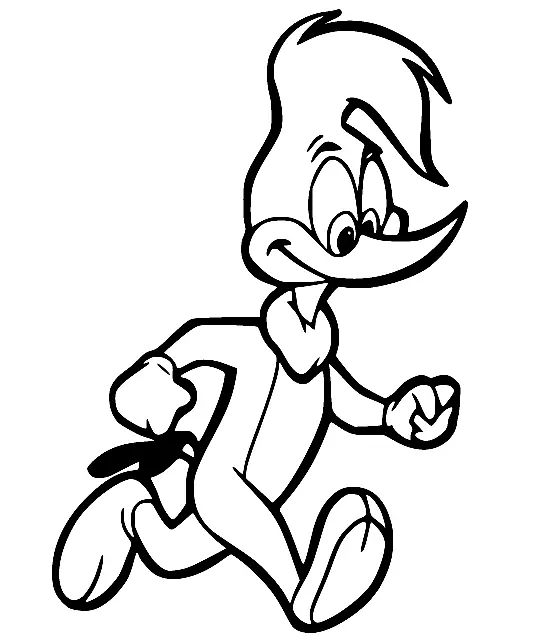 Woody Woodpecker Para Colorear 91