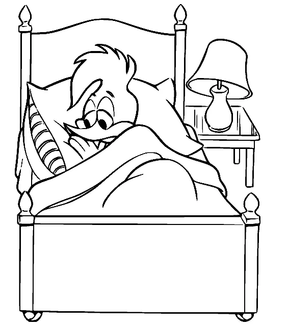 Desenhos de Pica-Pau Para Colorir 94